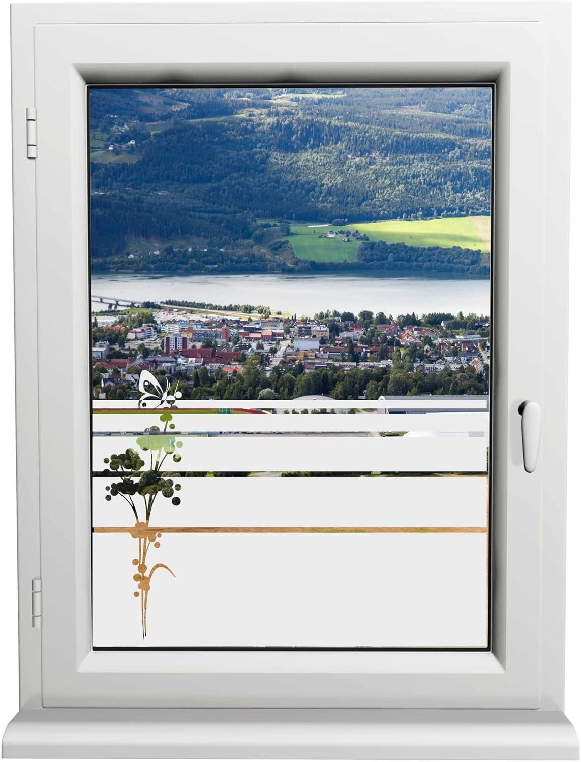 INDIGOS UG Fensterfolie Schmetterling Fensterfolie – günstig online kaufen