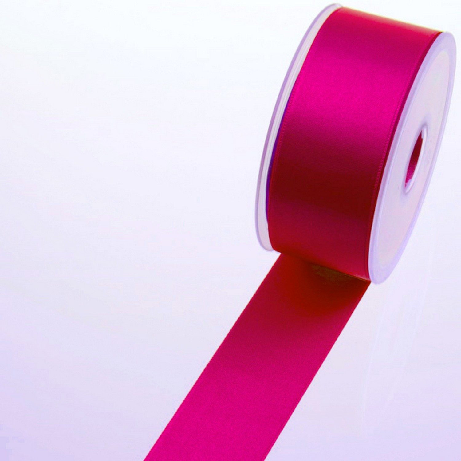 Deko AS Dekoband Satinband pink - 38 mm Breite auf 25 m Rolle - 43138 210-R