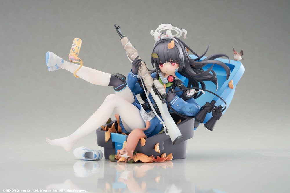 ELEGANT Erotik-Actionfigur Blue Archive PVC Statue 1/7 Miyu: Observation of a Timid Person 14 cm