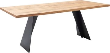 MCA furniture Esstisch Goa, Massivholz Tisch, Esstisch in Wildeiche Massiv FSC-Zertifiziert