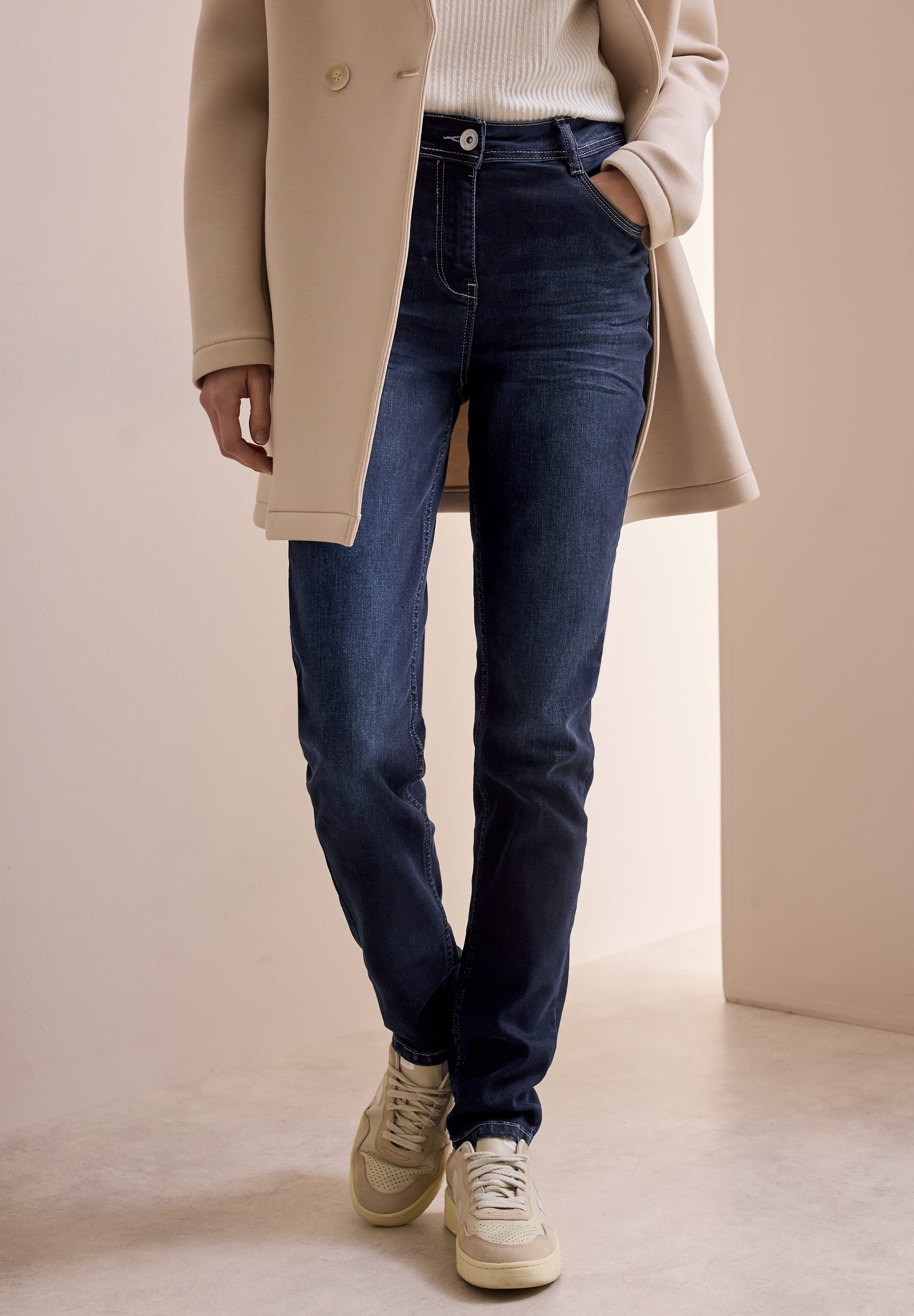 CECIL Skinny-fit-Jeans aus Baumwolle mit Stretchanteil
