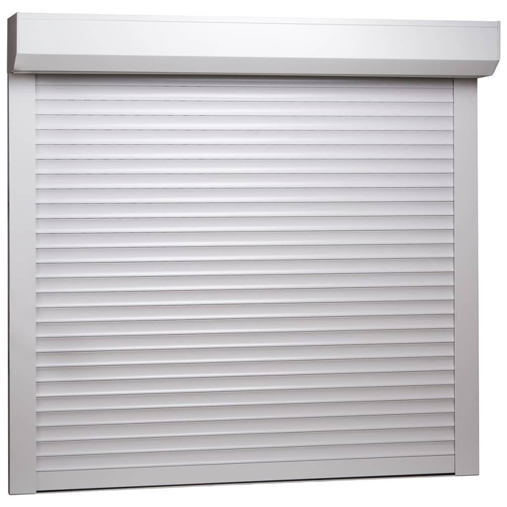vidaXL Jalousie Rollladen Aluminium 160 x 150 cm Weiß