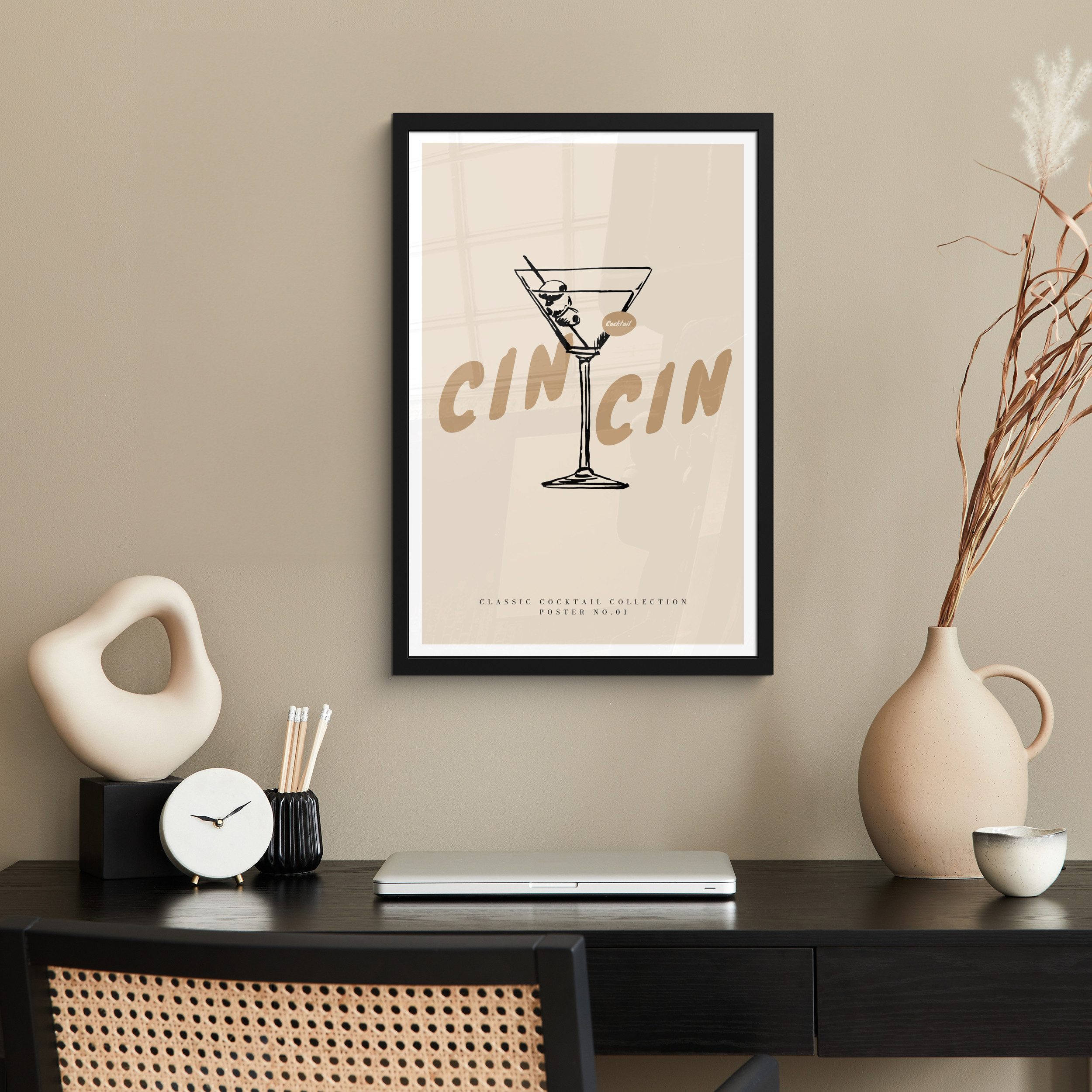 MuchoWow Poster Cocktail - Cin Cin günstig online kaufen