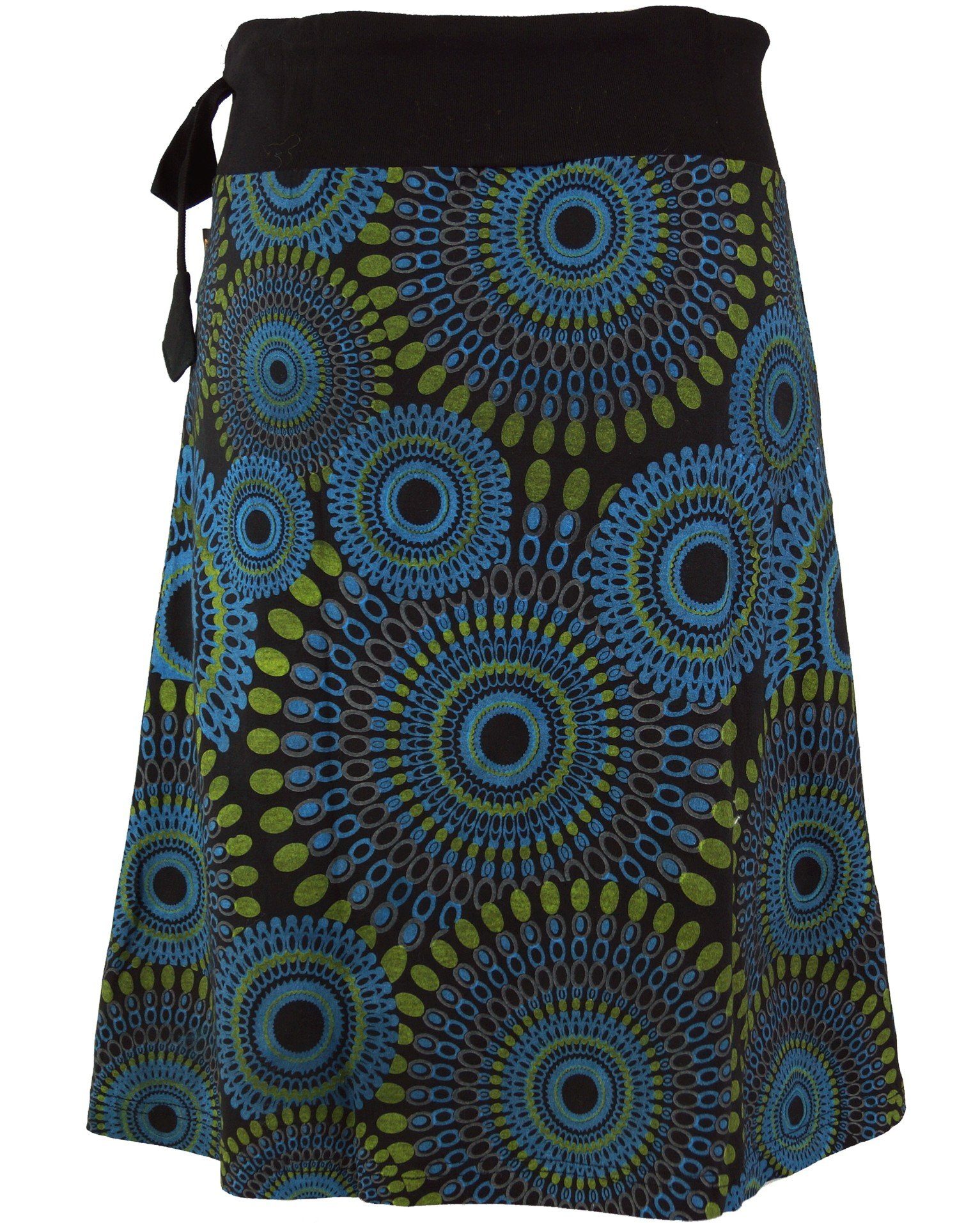 Guru-Shop Minirock Bestickter knielanger Rock, Boho günstig online kaufen