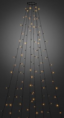 KONSTSMIDE LED-Baummantel Weihnachtsdeko, Christbaumschmuck, LED Lichterkette mit Ring, 8 Stränge à 30 Dioden, vormontiert