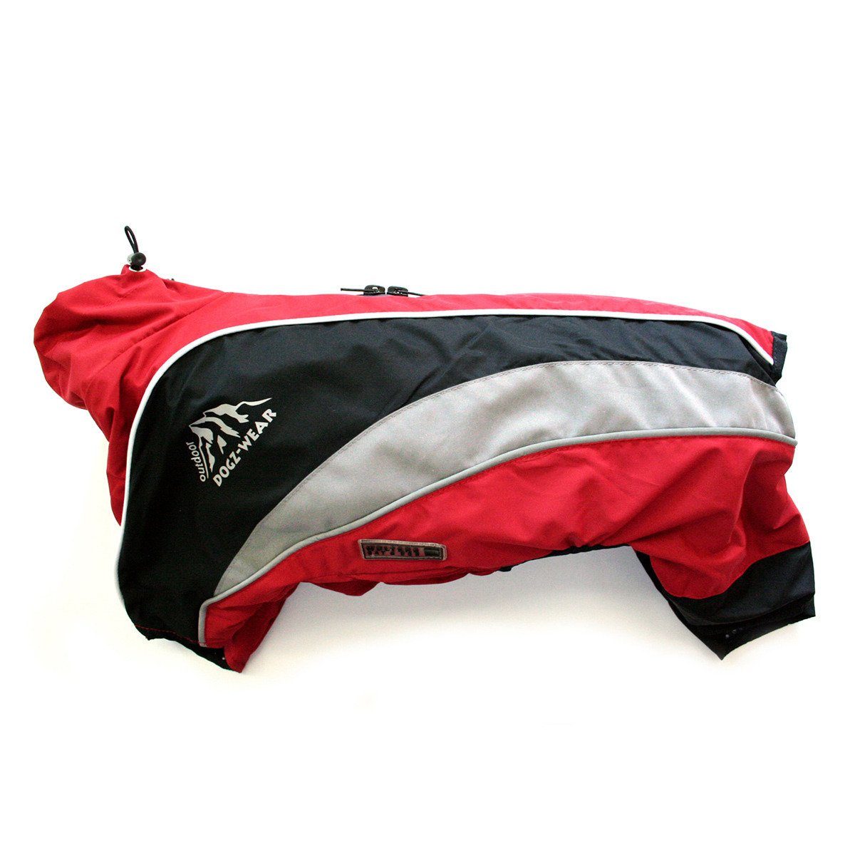 Wolters Hundeoverall Regenanzug Dogz Wear rot/schwarz