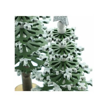 Home-trends24.de Dekofigur Tanne Rustikal 2x Weihnachten Stand Figur Tisch Baum Deko Winter Set