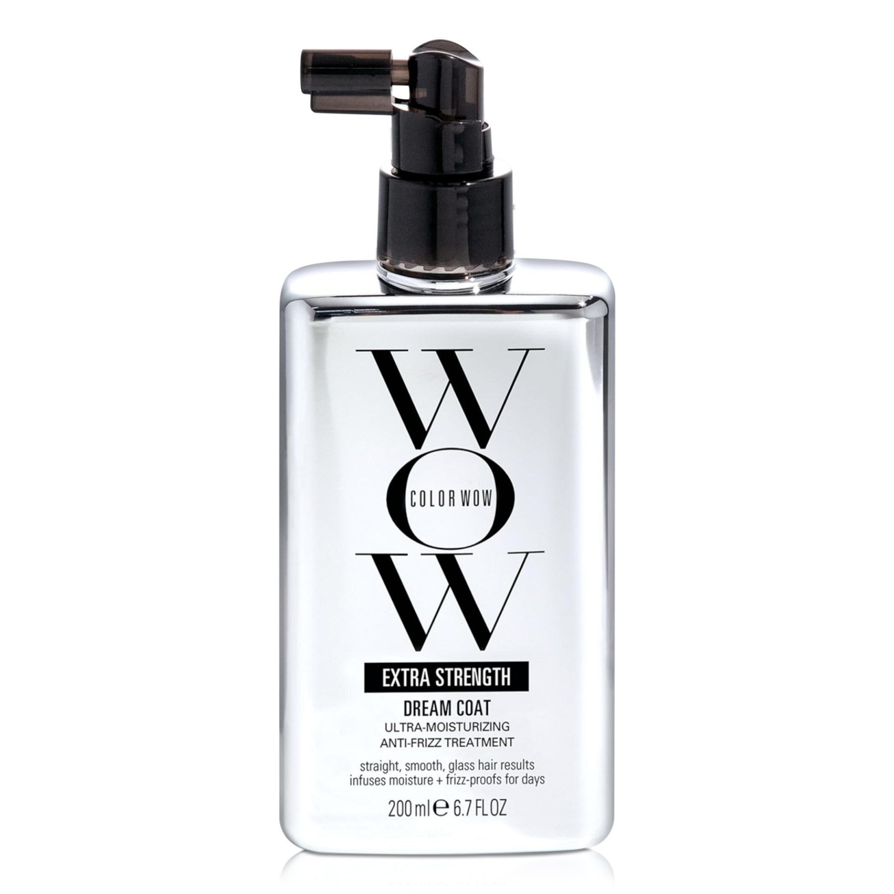 COLOR WOW Haarspray Anti Frizz Pflege Glanzspray Color Styling Dream Coat Extra Strength, 1-tlg., Extra starke Anti-Frizz-Wirkung, WOW, Geschmeidigkeit ohne Fettfilm