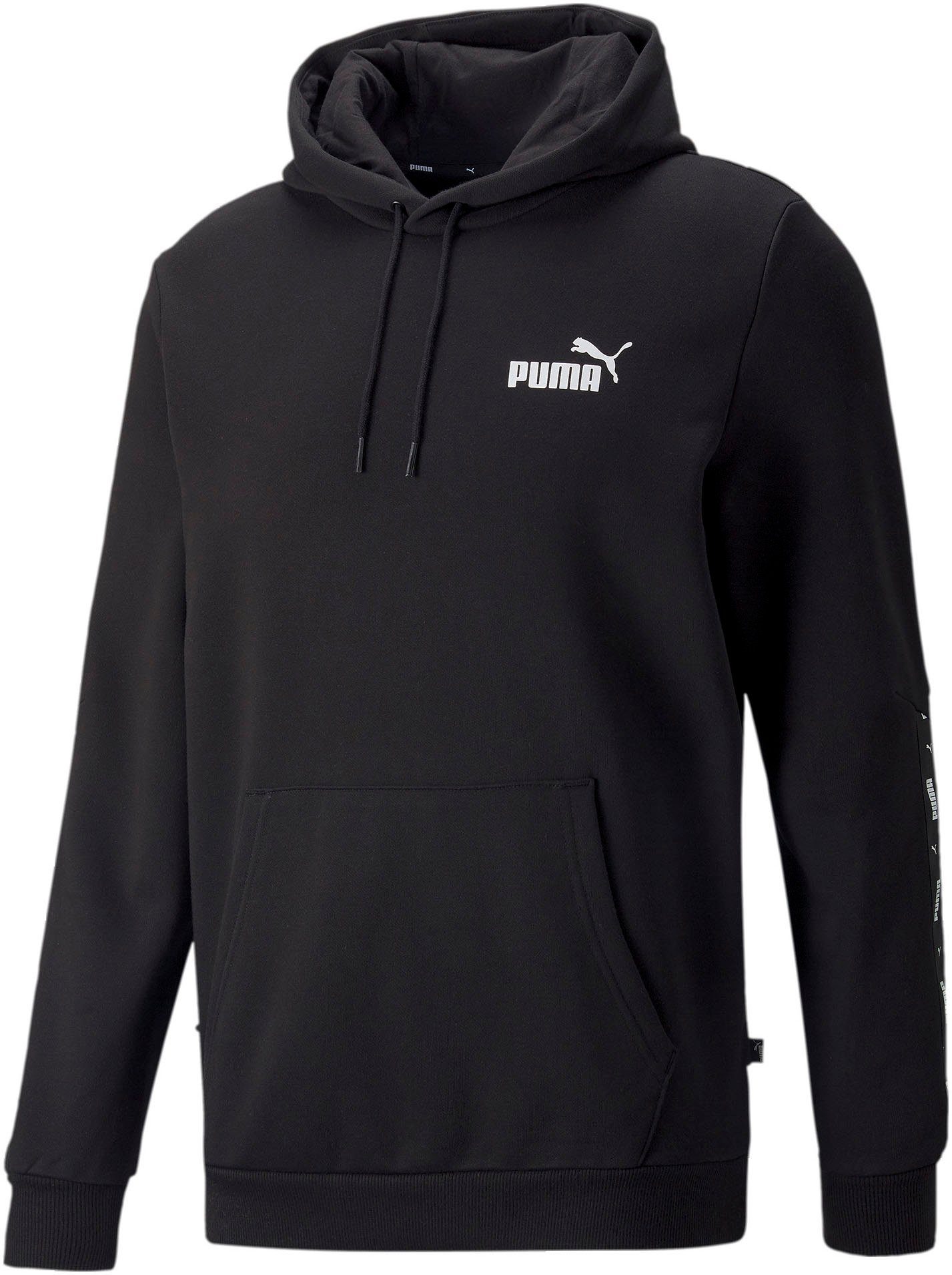 Puma FL Kapuzensweatshirt TAPE Black ESS+ HOODIE PUMA