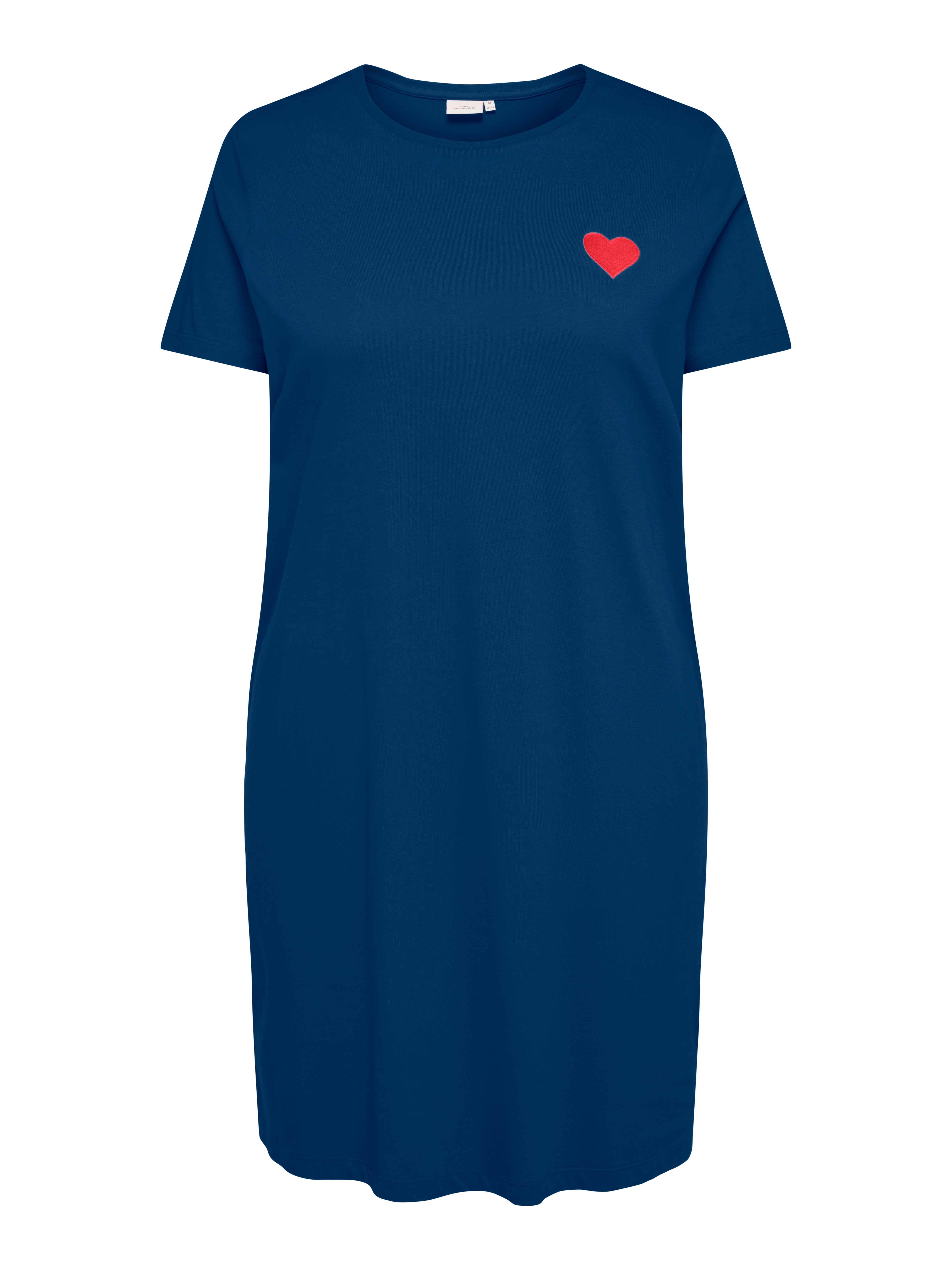 ONLY CARMAKOMA Jerseykleid CARANITA LIFE S/S O-NECK ABK DRESS JRS