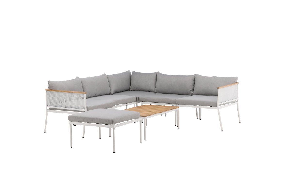 Luxusbetten24 Gartenlounge-Set Luana, lässt sich flexibel nach Wunsch aufstellen
