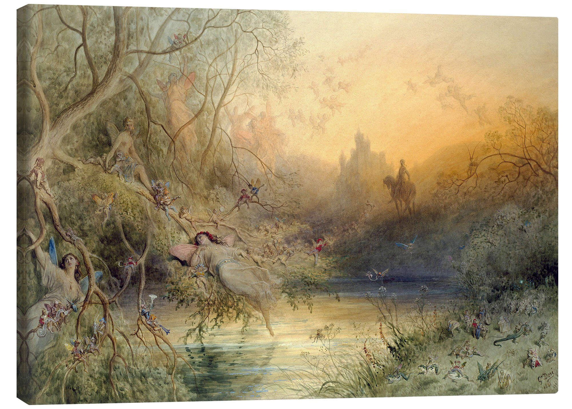 Wandbild Märchenland