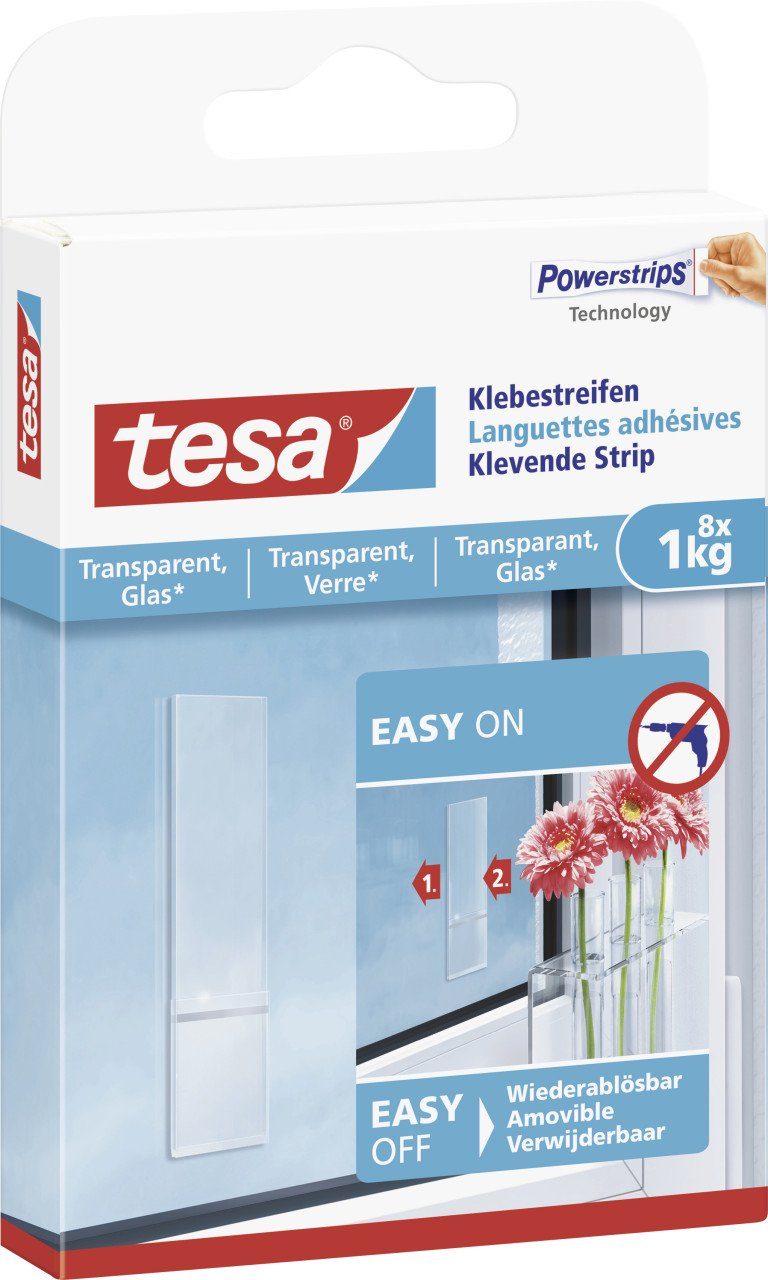 tesa Klebehaken tesa Klebestreifen 8 kg, 1 Traglast Stück