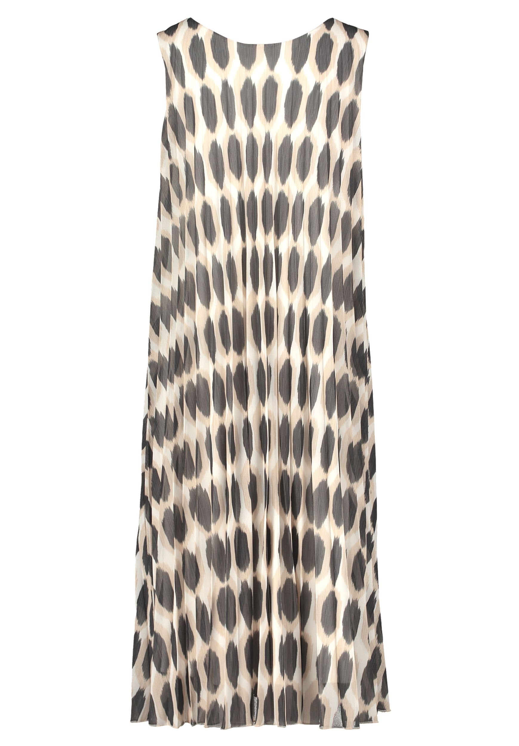 Cartoon Druckbluse Plisseekleid