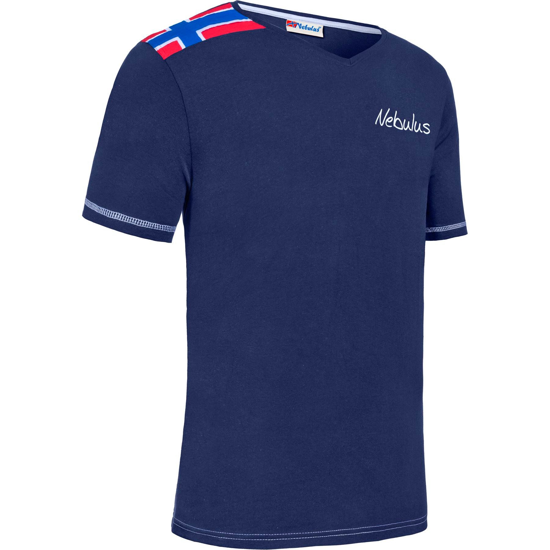 Nebulus T-Shirt READY, P6854 - Herren, navy-weiß, M