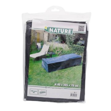 Nature Gartenmöbel-Schutzhülle Gartenmöbel-Abdeckung für Liegen 205x78x40 cm