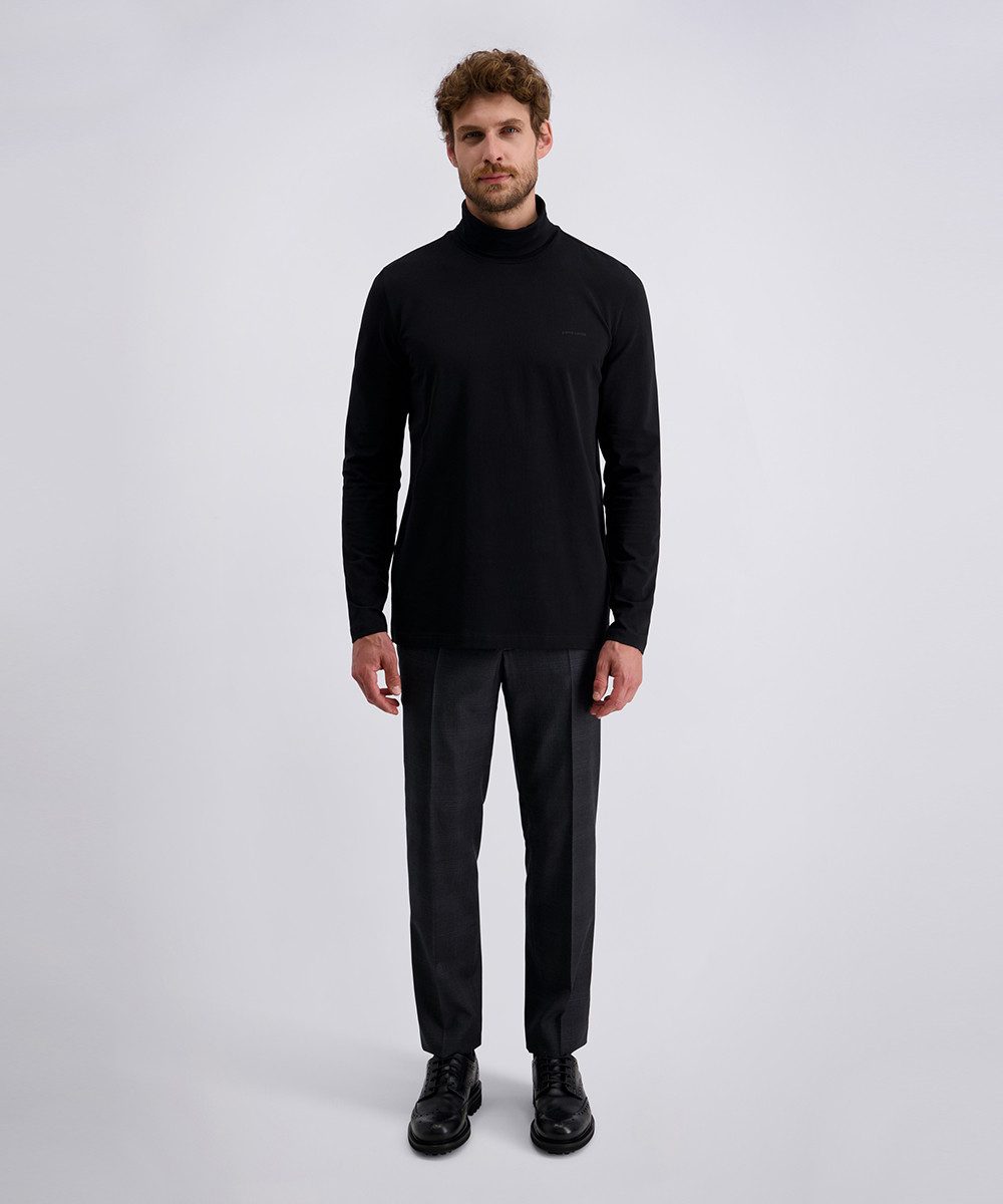 Pierre Cardin Rollkragenshirt unifarben, Baumwolle mit Stretch günstig online kaufen