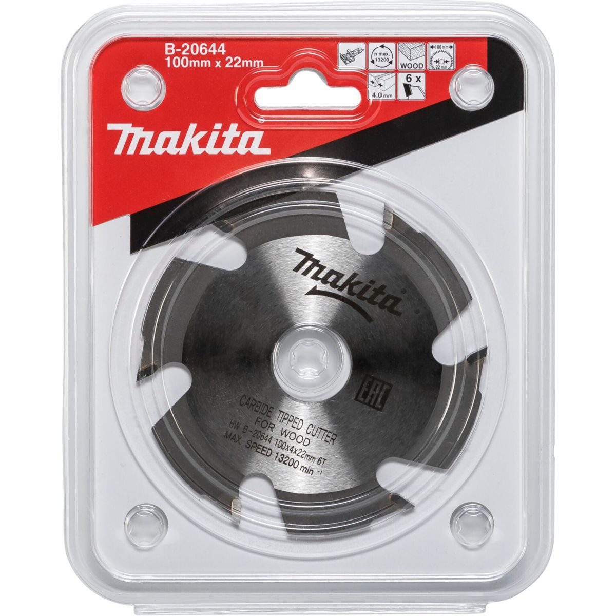 Makita Fräsbohrer Nutfräser 100mm