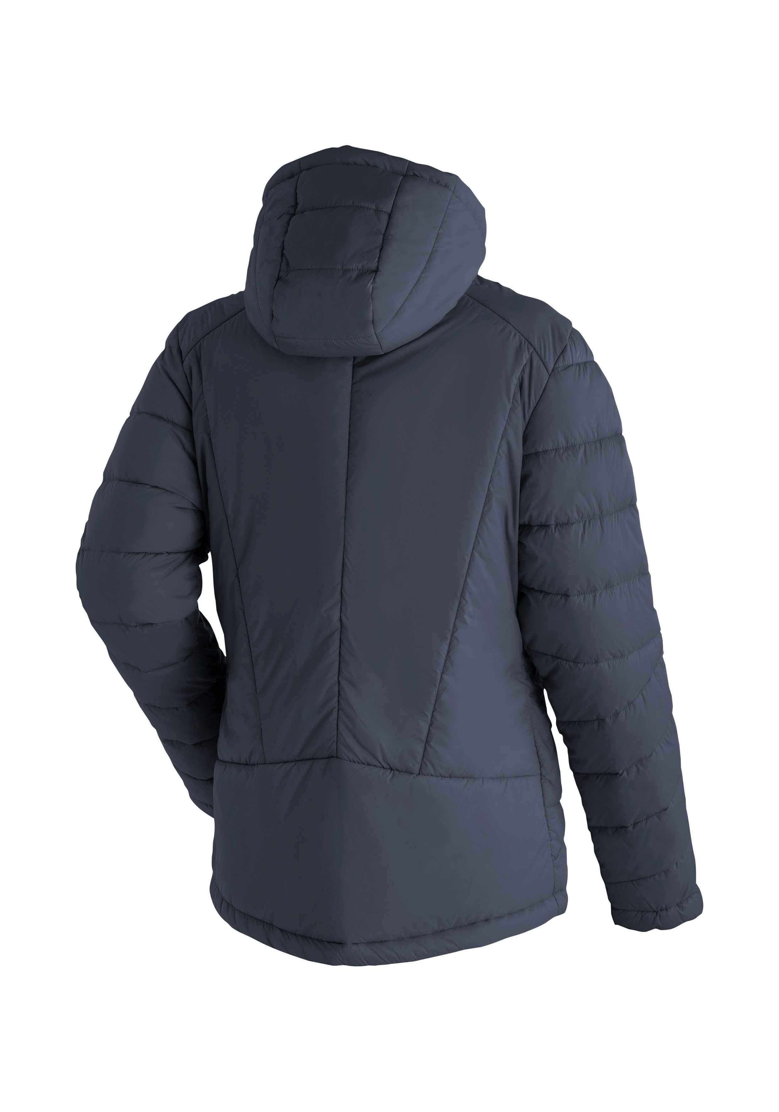 atmungsaktive mit Maier Wanderjacke, Loket Sports dunkelblau Jacke Damen Outdoorjacke W Kapuze