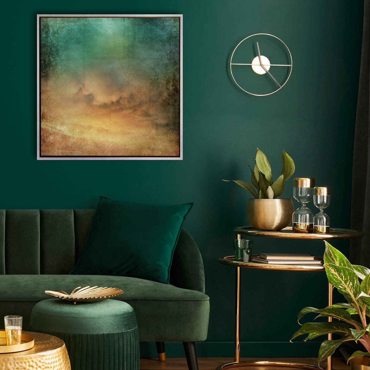 queence Leinwandbild Wolken, Abstrakt, Abstrakte, Kunst, günstig online kaufen
