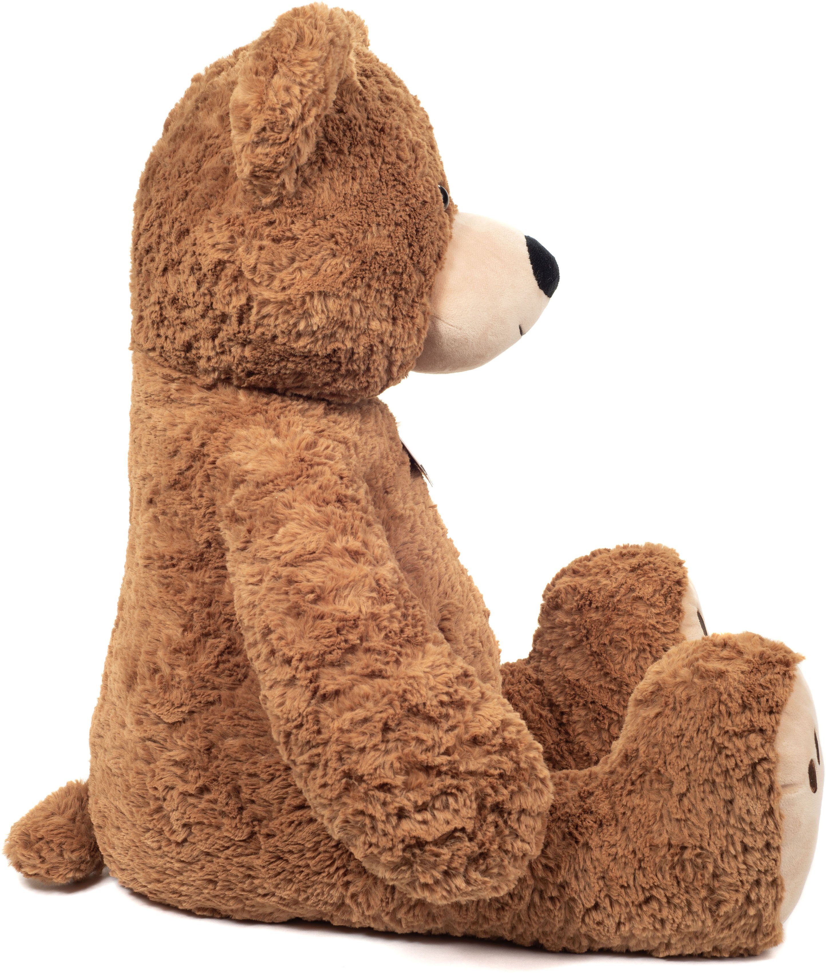 Teddy Hermann® Kuscheltier Teddy sitzend, braun, 75 cm, mit aufgestickten Tatzen