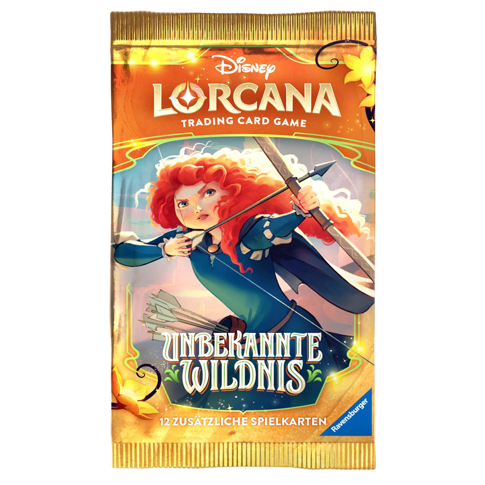 Ravensburger Sammelkarte D. Lorcana Unbekannte Wildnis 1x Booster (Deutsch)