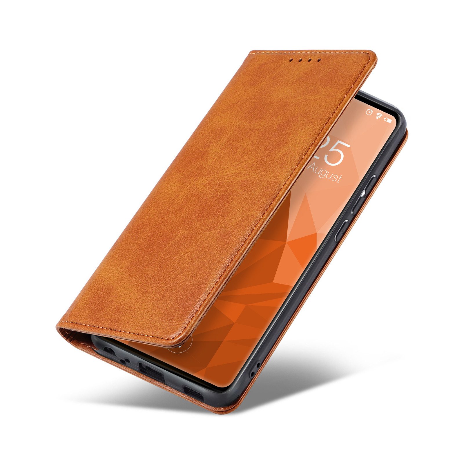 Tec-Expert Handyhülle Tasche Hülle für Samsung Galaxy S21 5G 6.2 Zoll, 6.2", Cover Klapphülle Case mit Kartenfach Fliphülle aufstellbar – Bild 4 von 5