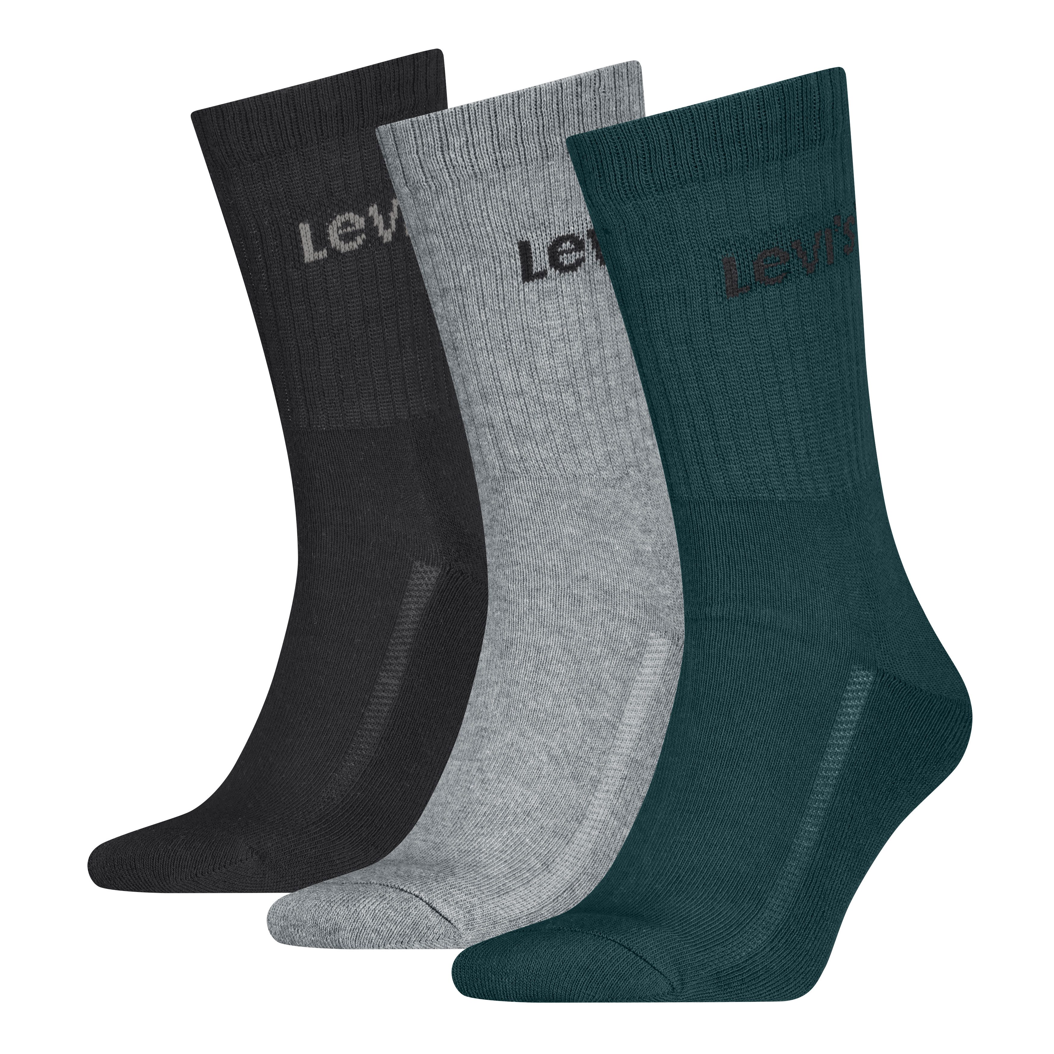 Levi's® Socken LEVIS UNI REGULAR CUT ORANGE TAB 3P (3 Paar)