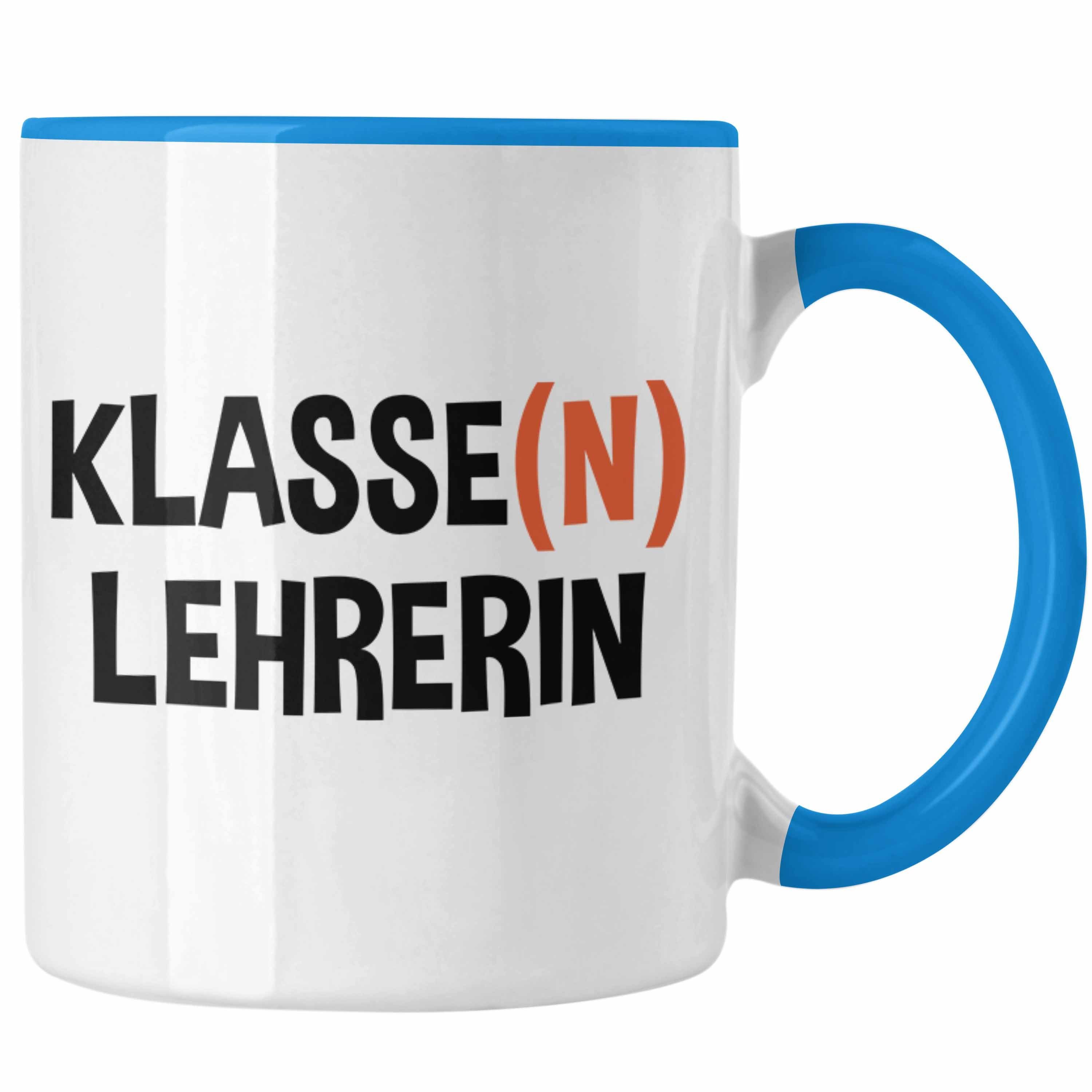 - Tasse Danke Trendation Lustig Blau Trendation Klassenlehrerin Dankeschön Tasse Leherin Geschenk Sprüche Grundschule Geschenkidee