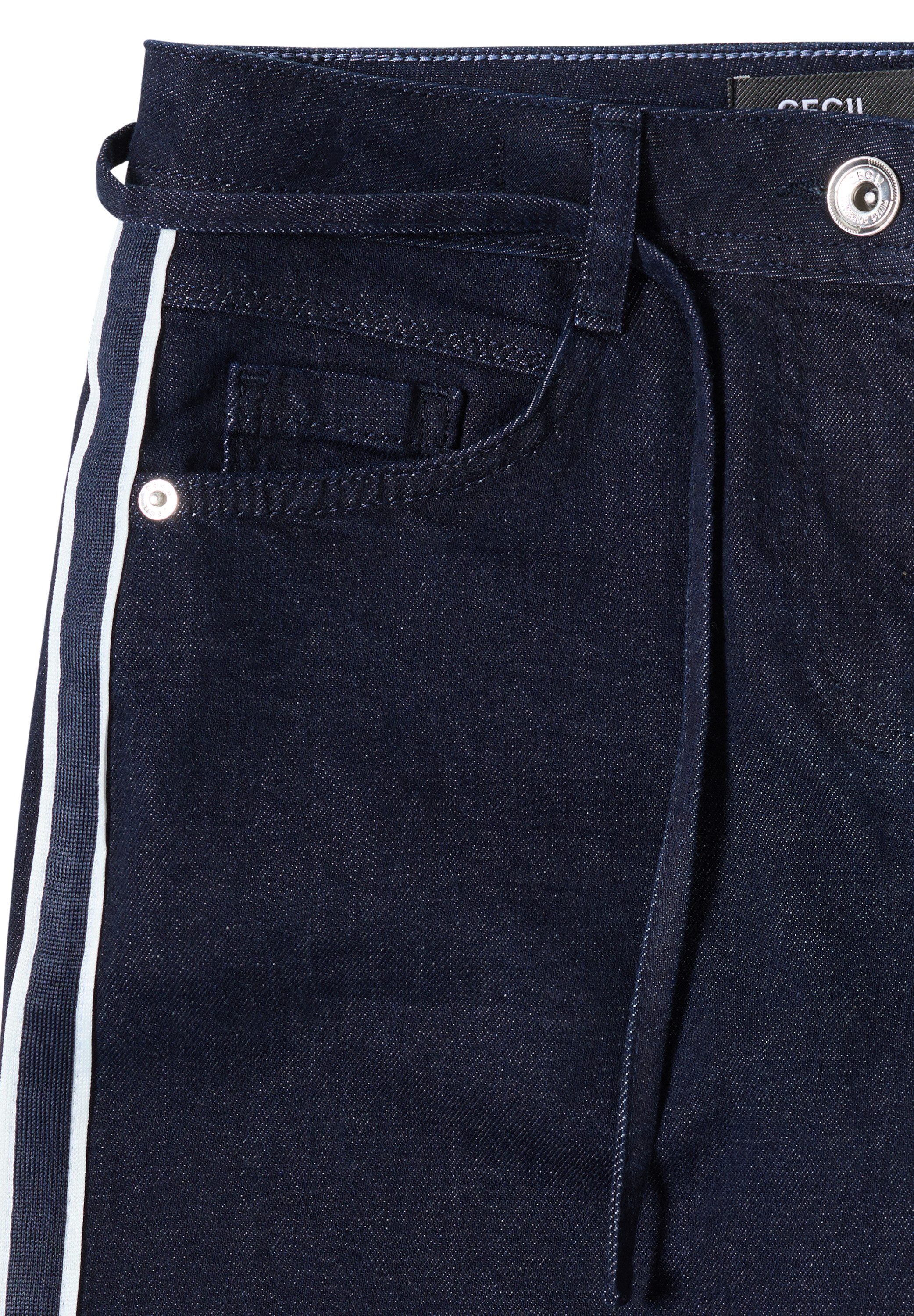 CECIL 5-Pocket-Jeans Jeans mit Gallonstreifen
