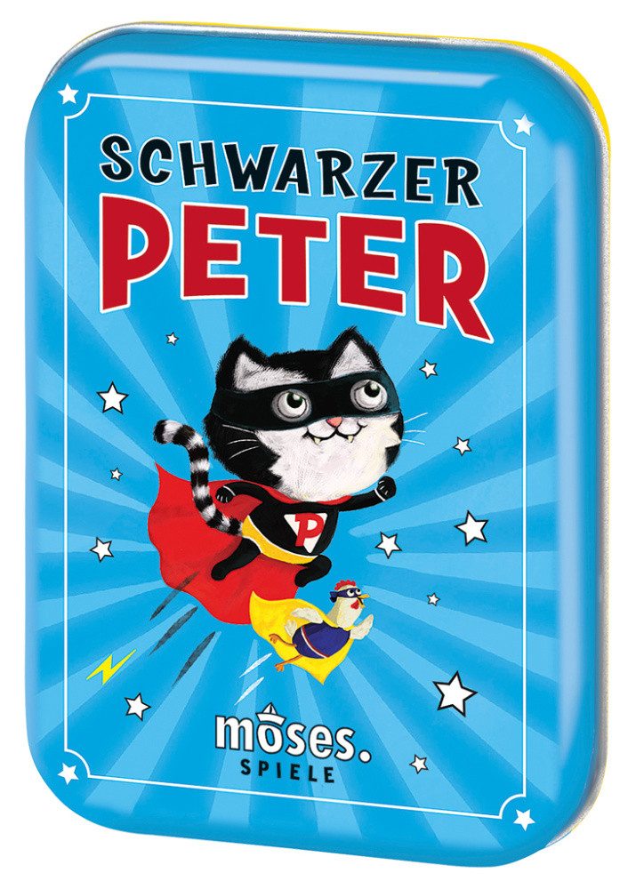 Moses. Verlag Spiel Schwarzer Peter, Spiele-Klassiker in der Metalldoes, für Kinder ab 4