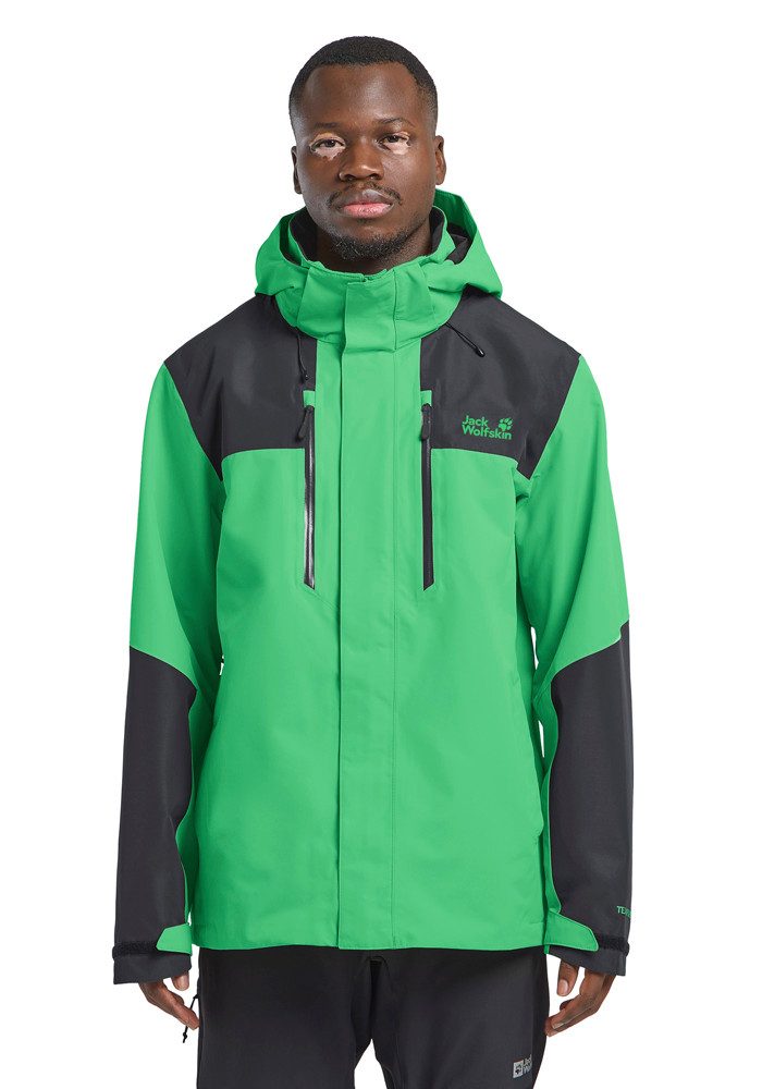 Jack Wolfskin Funktionsjacke JASPER 2L JKT M Wetterschutzjacke, wasser-und winddicht, atmungsaktiv