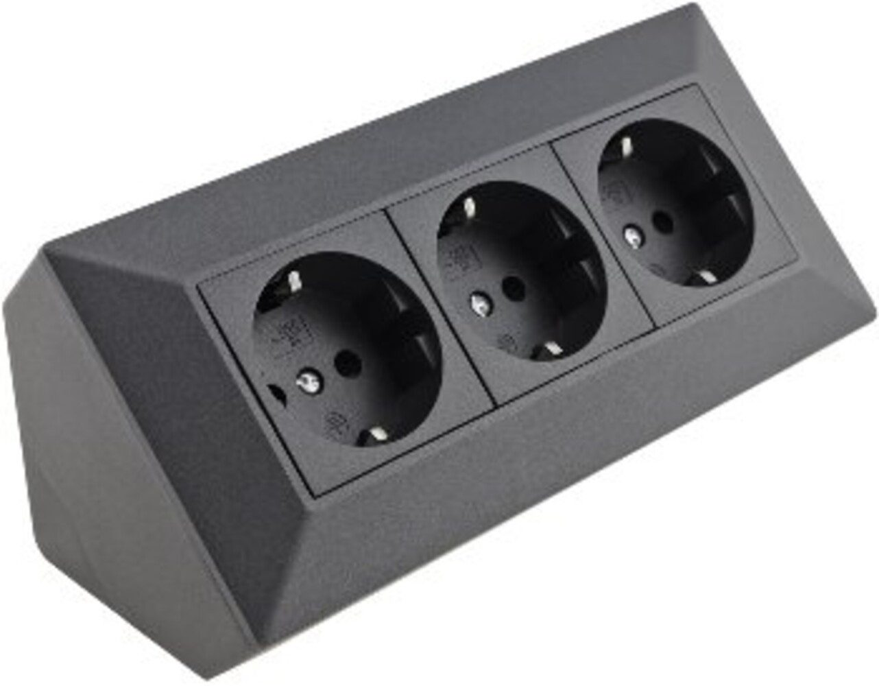 anthrazit, 3600W, neutralweiß Mehrfachsteckdose
