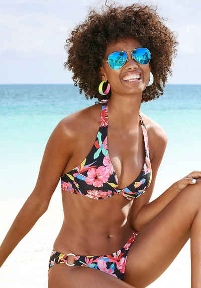 Chiemsee Bügel-Bikini mit trendigem Blumendruck