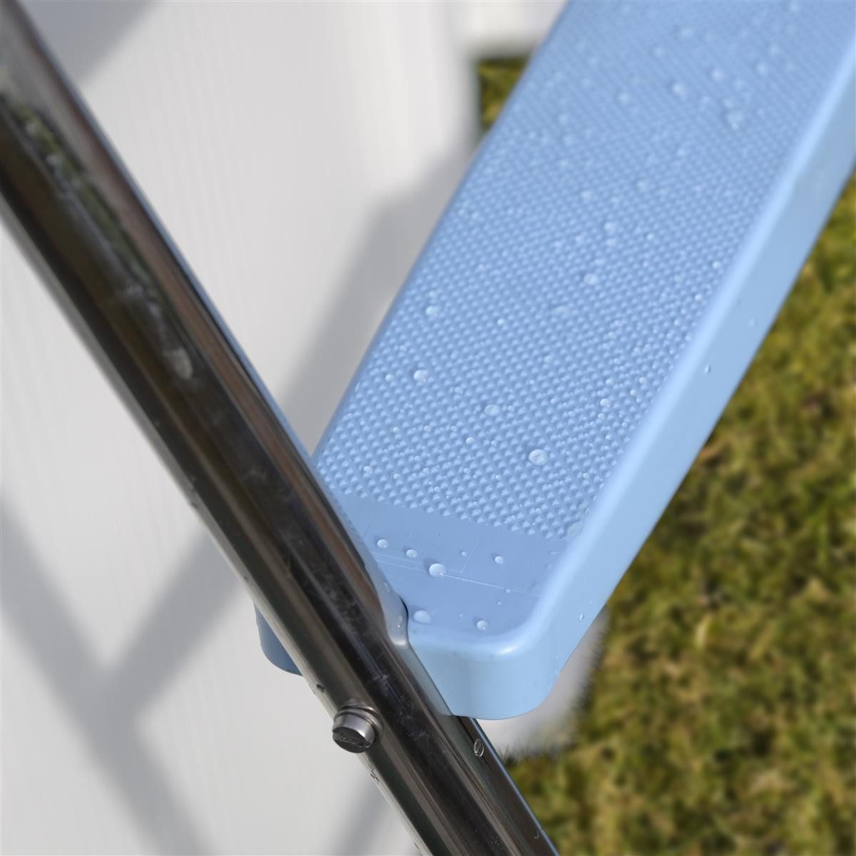 Thumbnail - Poolomio Poolleiter Edelstahl Sicherheitsleiter INOX 142 cm