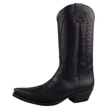 Sendra Boots 2073-Pull Oil Negro-NOS Stiefel