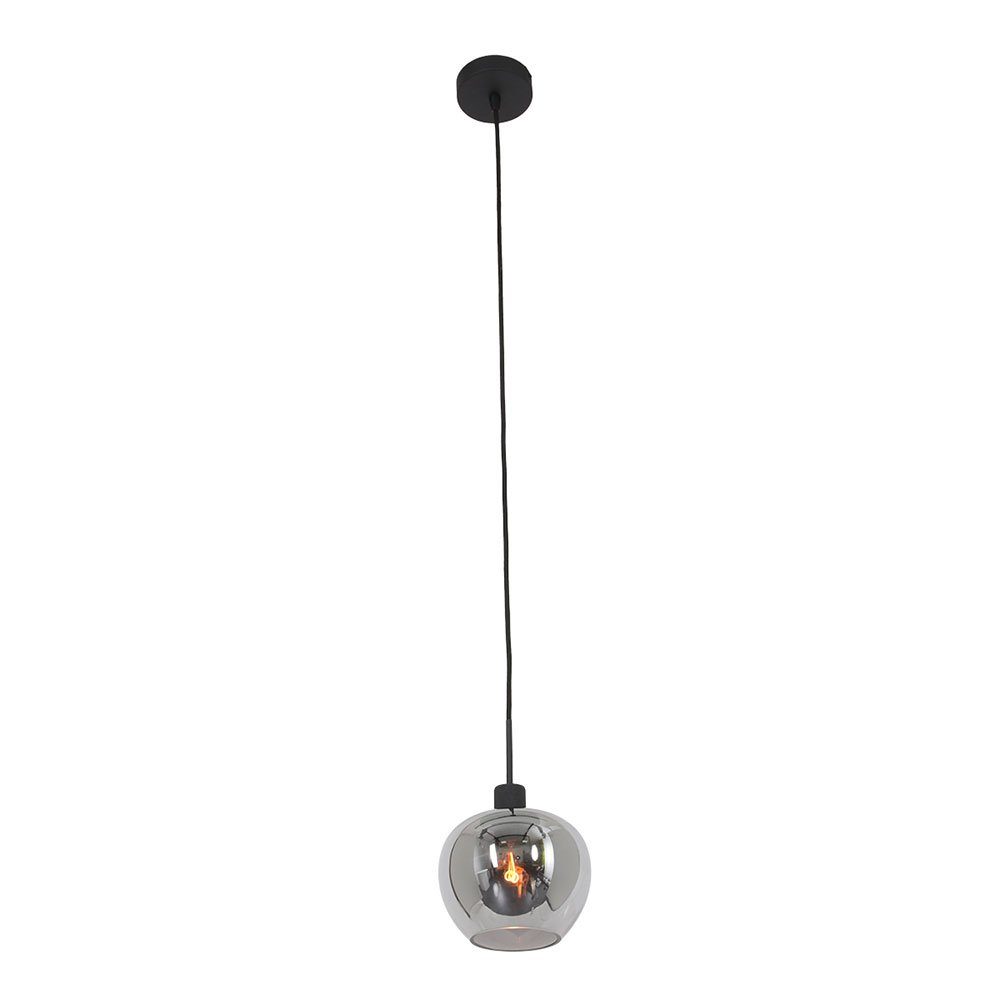 160 Glasschirm LIGHTING Leuchtmittel H cm schwarz grau Steinhauer nicht Esszimmerleuchte Pendelleuchte, inklusive, Hängelampe modern