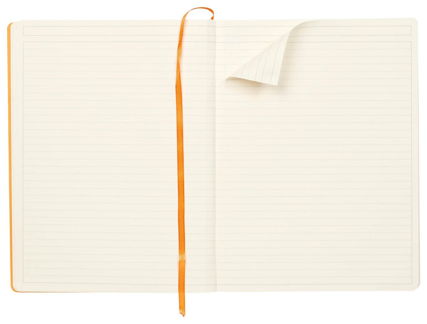 Thumbnail - EXACOMPTA Notizheft flexibles Notizbuch A4+, 80 Bl liniert Kopfleiste, 90g, Orange 117715C, Rhodia, Blöcke, Hefte und No...