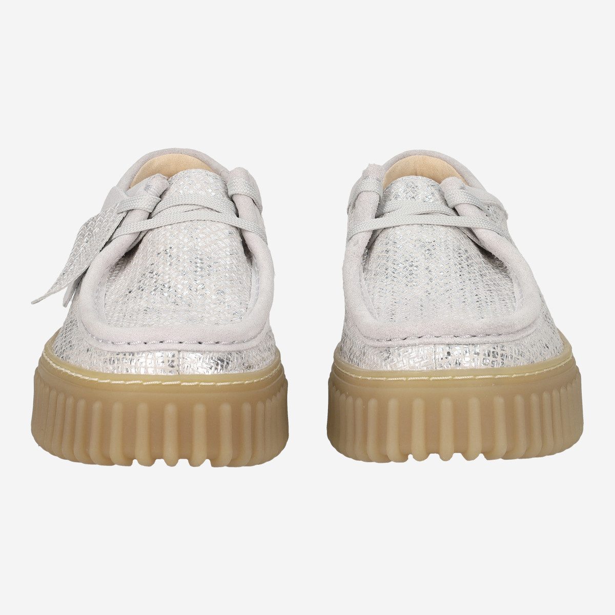 Clarks Clarks Torhill Bee 26181192 4, Schnürschuhe, Silber, Damen Schnürsch günstig online kaufen