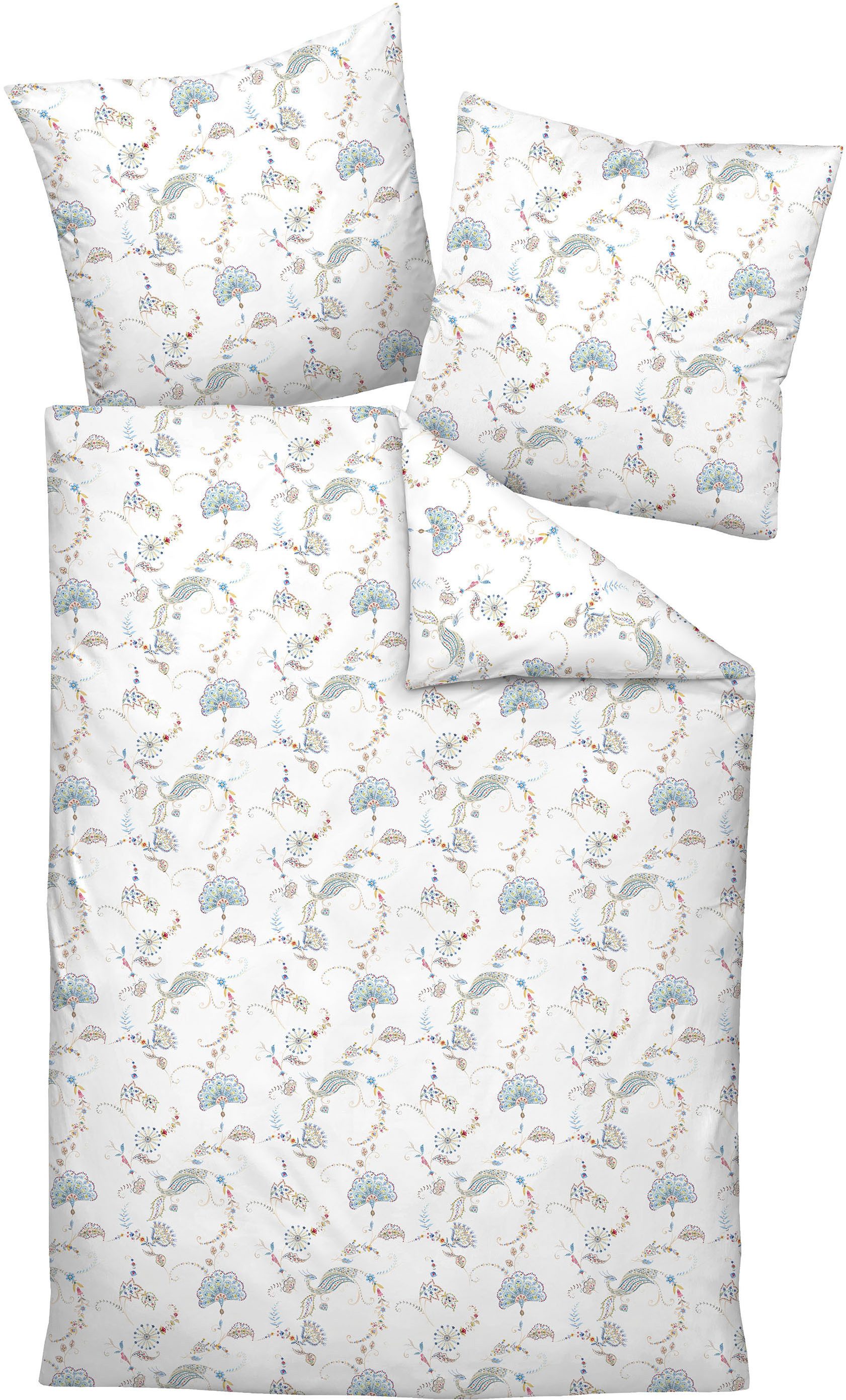 Janine Bettwäsche CARMEN S 55132 09 135X200,80x80, Interlock-Jersey, mit Reißverschluss