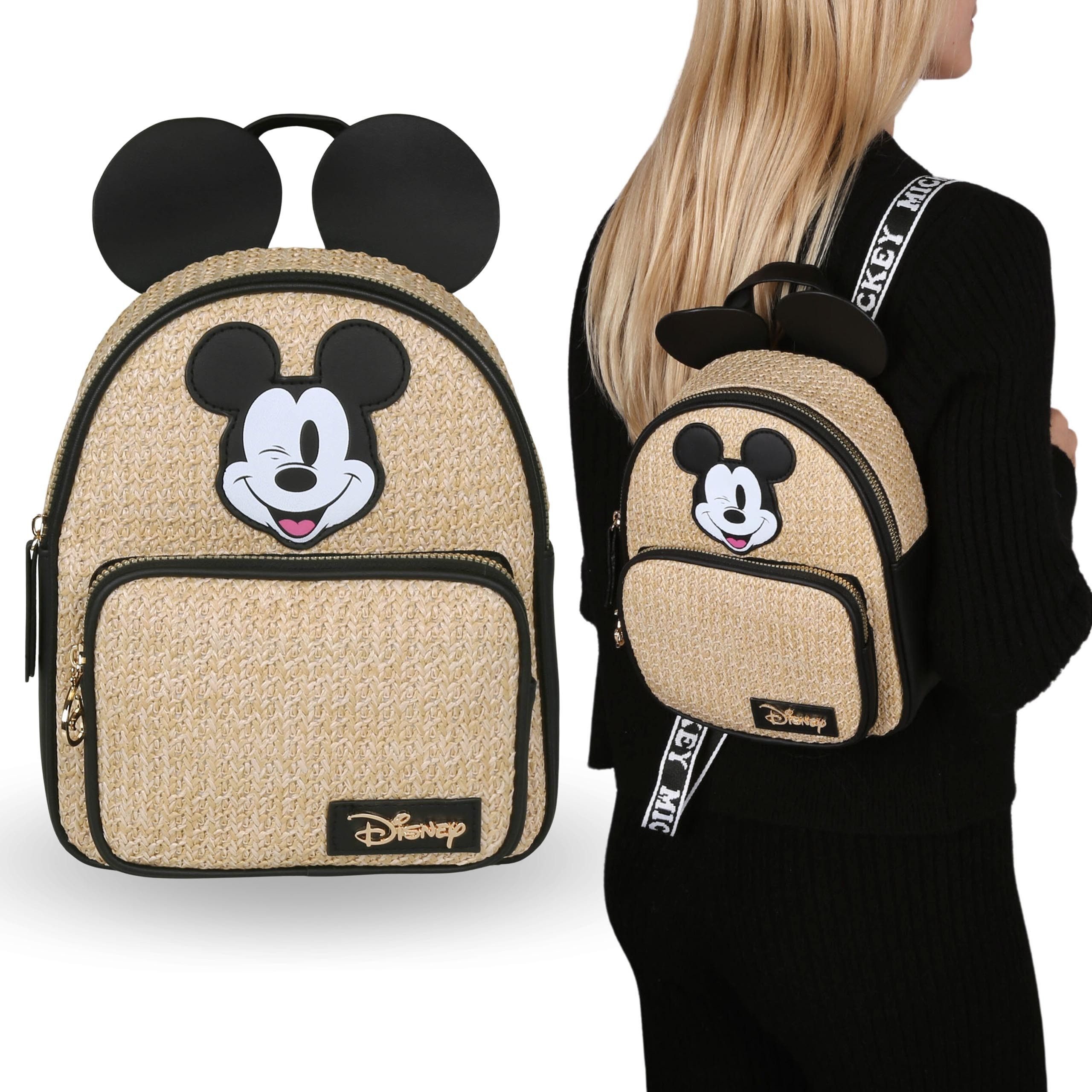 Sarcia.eu Cityrucksack Disney Mickey Mouse Damenrucksack beige mit Ohren, g günstig online kaufen