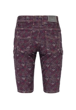 Cipo & Baxx Shorts mit trendigem Allover-Muster