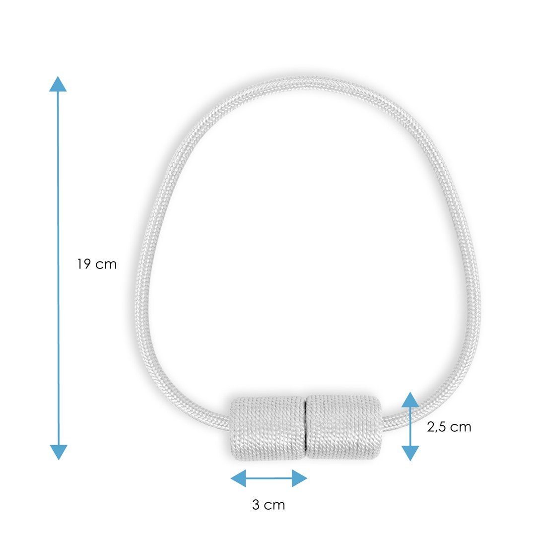 AmeliaHome Raffhalter Vorhang Gardinen Halter Raffhalter Magnetverschluss A günstig online kaufen