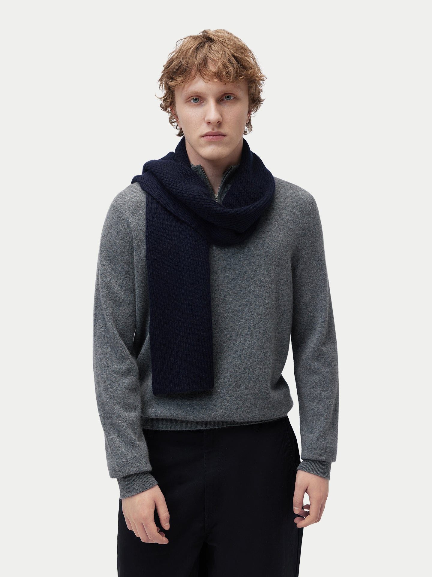 GOBI Cashmere Strickschal Schal mit Patentmuster