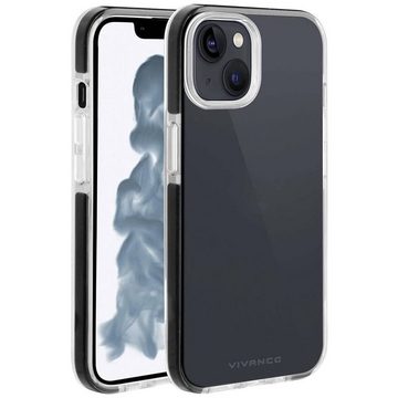 Vivanco Handyhülle Rock Solid Apple iPhone 14 - Schutzhülle - transparent/schwarz