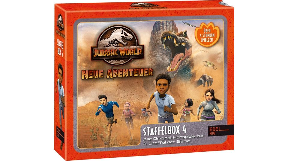 Hörspiel-CD Jurassic World - Neue Abenteuer Staffelbox 4 (F.10-12)