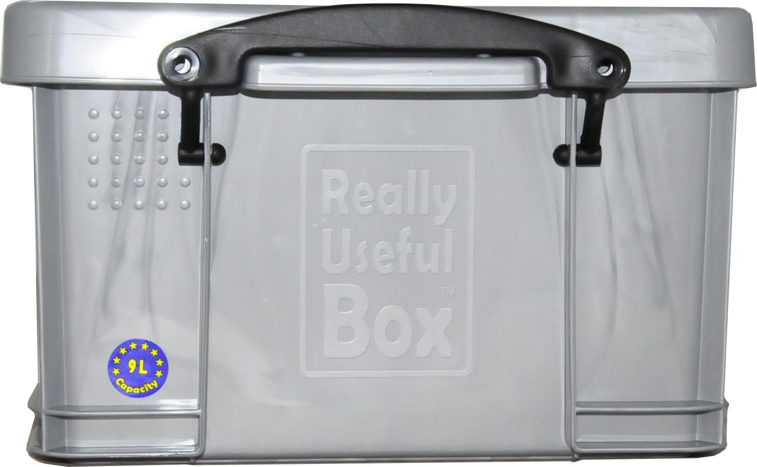 Aufbewahrungsbox Really Useful Box Aufbewahrungsbox 9l silber