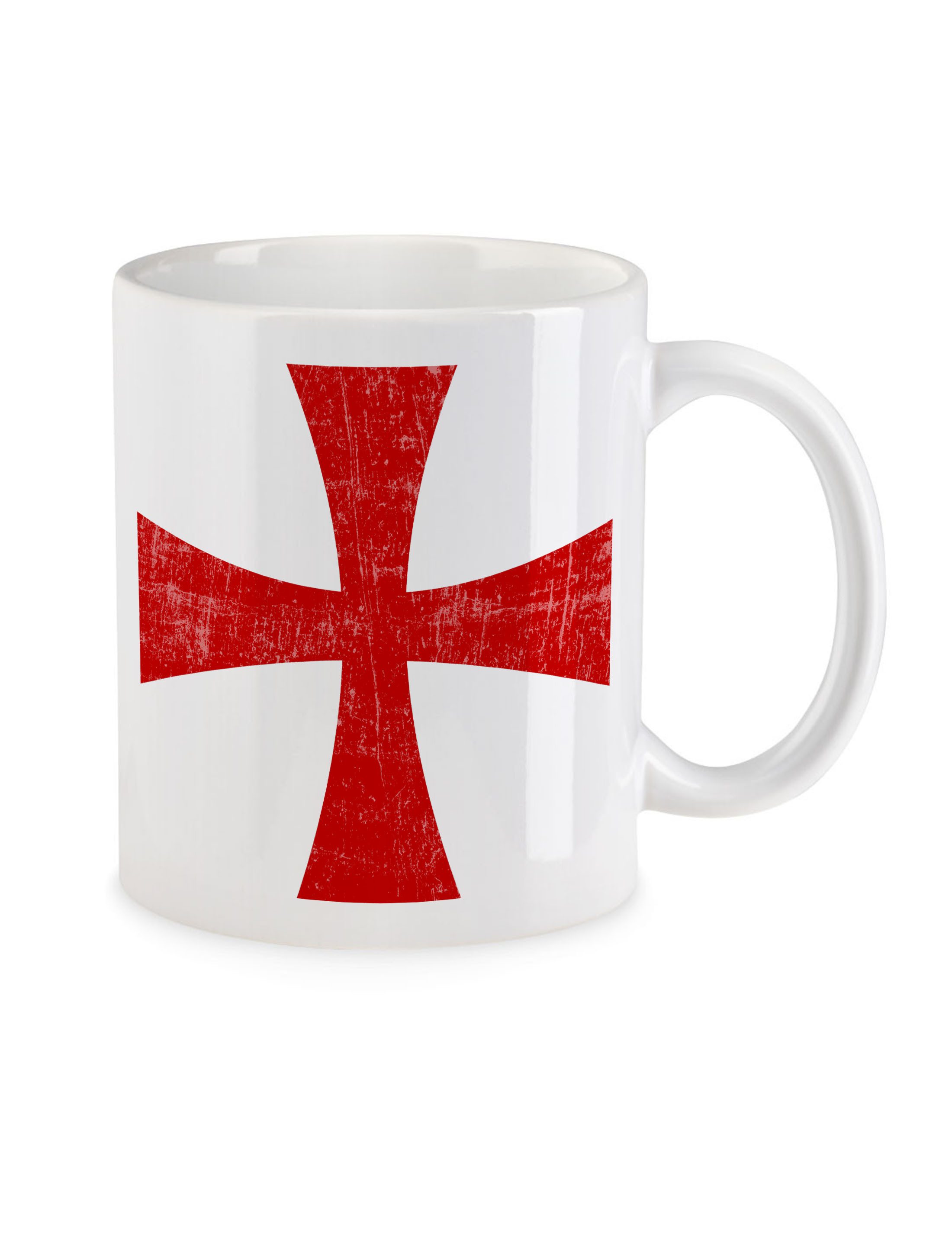 Tasse Templar Cross I Kaffeetasse Rotes Templer Orden Kreuz Templerorden