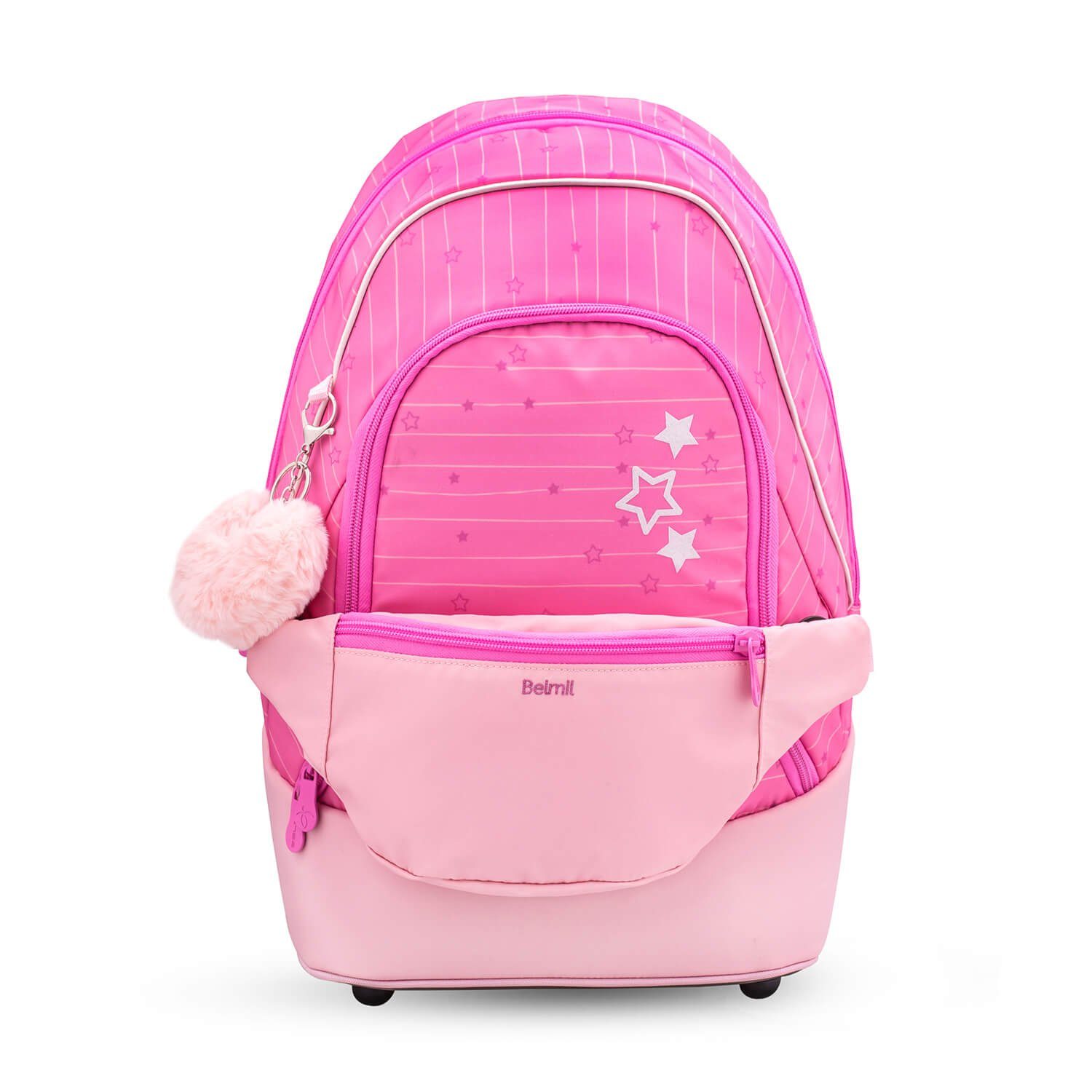 Belmil Schulrucksack Premium Set 2in1 Backpack & Fannypack 2024, 2tlg. Set ab 3. Klasse 130cm