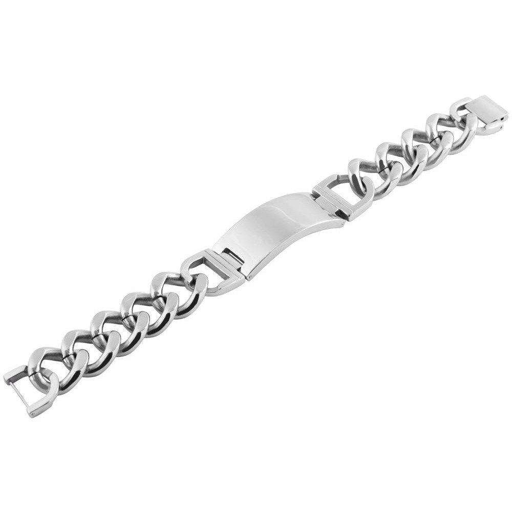 Armband Armband – Panzerarmband aus Edelstahl 25 cm